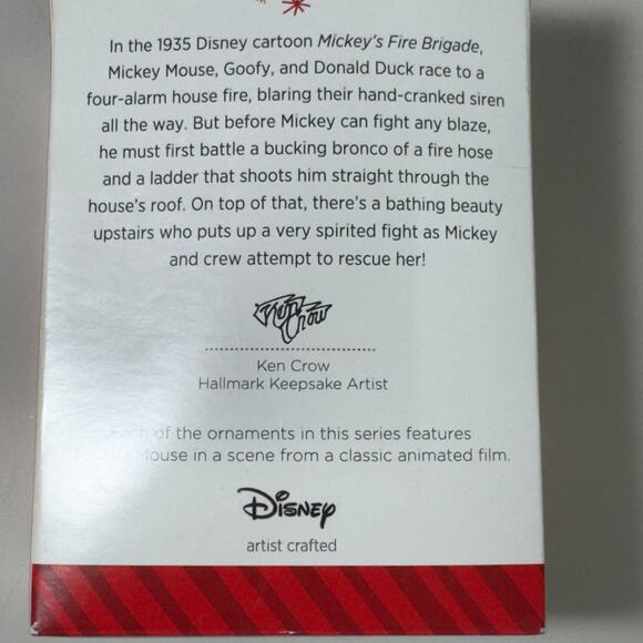 2014 Hallmark Keepsake Ornament - Mickey's Fire Brigade (3rd in the Series) - Picture 4 of 8
